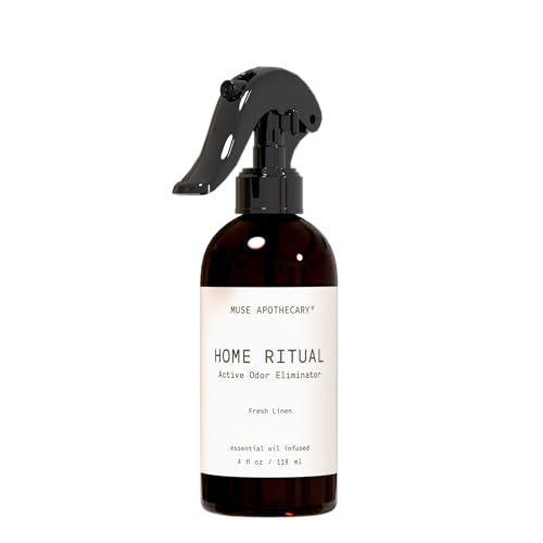 Active Odor Eliminator Spray - Fresh Linen Fabric & Air Freshener, 4 oz