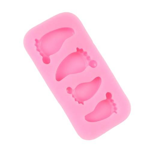 QDMOLDS Baby Foot Silicone Mold – Fondant Cake Decorating, Food-Grade Non-Stick