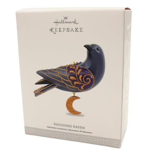 Hallmark Ravishing Raven Keepsake Ornament - 2017 Mint Condition