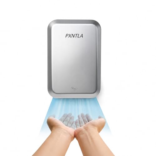 Ultra-Fast Electric Hand Dryer, 10-12s Drying, Compact 110V Wall-Mounted
