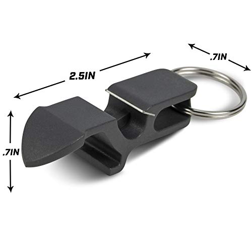 GoPong Ultimate Beer Shotgun Keychain Opener 10 Pack - Gray Party Favors