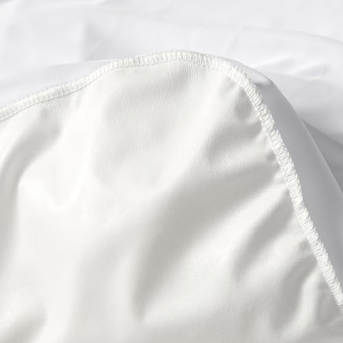 Amazon Basics Waterproof Mattress Protector - Twin XL, Deep Pocket White