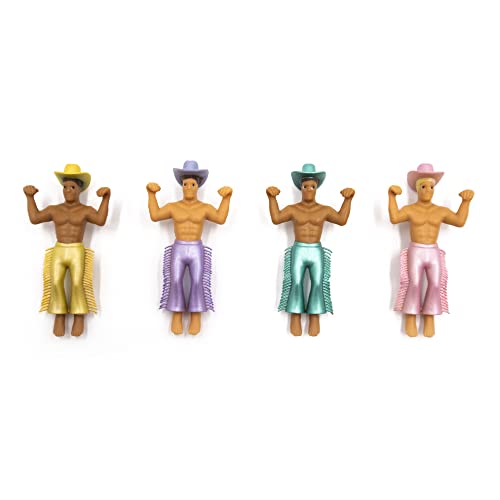 NPW Drinking Buddies Disco Cowboys Wine Glass Charms – Bachelorette & Girls' Night Party Favors