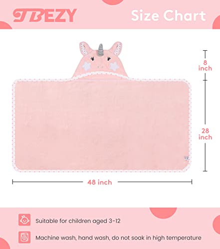 Kids Hooded Towel - 100% Soft Cotton Unicorn Bath & Beach Towel