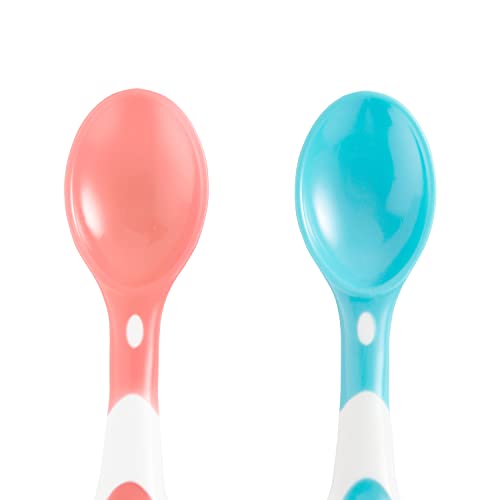 Soft Tip Baby Spoons for Feeding Solids, BPA Free, 12 Pack