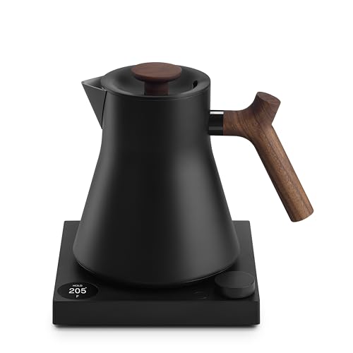Electric Kettle with Precision Temperature Control, 0.9L Stainless Steel