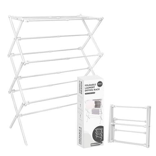 Foldable Clothes Drying Rack - Compact Portable Laundry Rack for Small Spaces