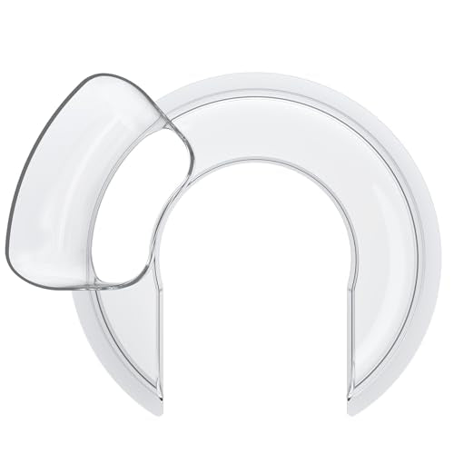 Pouring Shield Splash Guard for 4.5-5QT Tilt-Head Stand Mixer Bowls