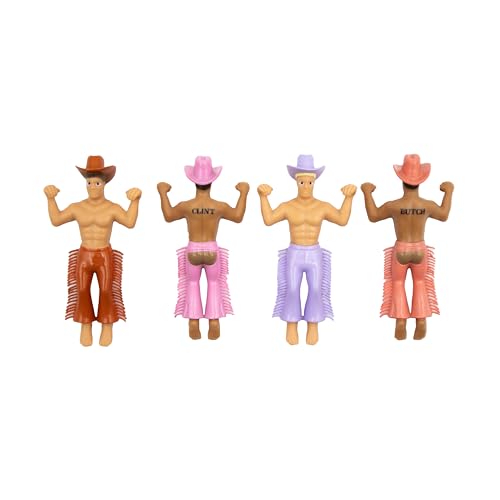 Drinking Buddies Reusable Glass Drink Markers Set - Funny Cowboy Theme