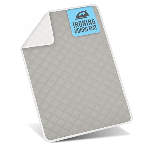 Magnetic Ironing Mat, 28.25" x 19" Quilted Scorch-Resistant Laundry Pad