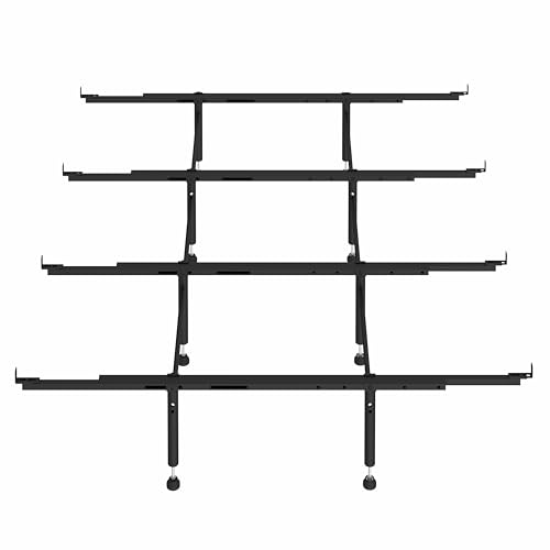 Adjustable Bed Center Support System with 8 Legs for Full to King Beds