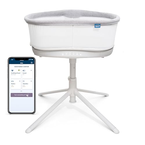 Smart 360 Swivel Sleeper Bassinet with Cry Detection & Soothing Motion