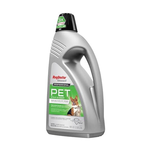 Rug Doctor by BISSELL Professional Triple Action Pet Stain and Odor Deep Carpet Cleaner, 80oz