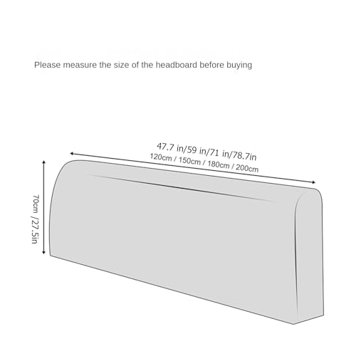 Queen King PU Leather Headboard Cover - Dust-Proof Protector