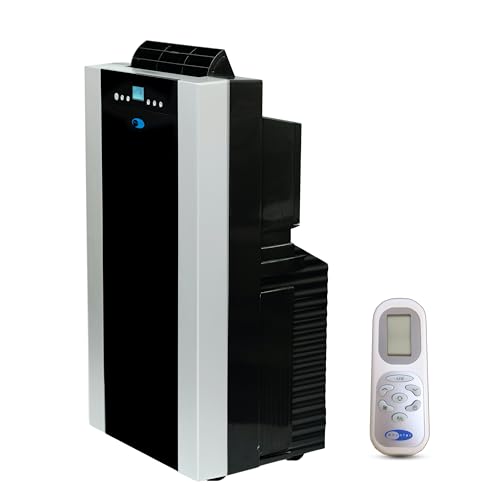Dual Hose Portable Air Conditioner 14,000 BTU for Rooms up to 500 Sq Ft