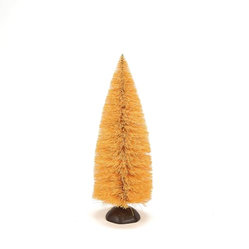 12-Piece Miniature Fall Trees and Mulch Set for Village Landscaping