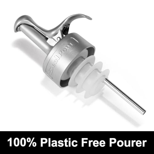 SealPour Liquor Bottle Pour Spouts - Leak-Proof Stainless Steel Alcohol Dispensers