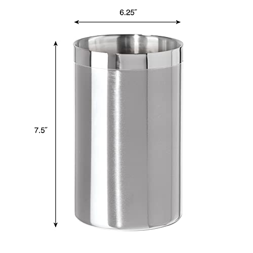 Stainless Steel Double Wall Wine Cooler - Insulated Tabletop Chiller