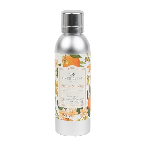 Orange & Honey Scented Room Air Freshener Spray - 7 oz Non-Aerosol Mist