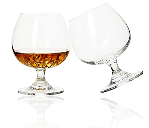 Brandy Snifter Glasses Set of 2 - 13.5 oz Crystal Stemware for Cognac & Spirits