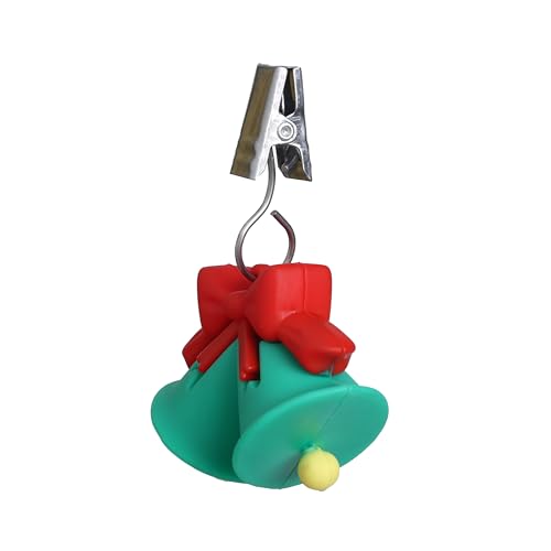 TwoFish Xmas Bell Resin Tablecloth Weights & Clips Set of 4 - Holiday Decor