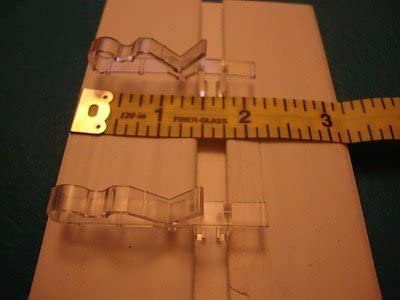 12pcs 2-Inch Hidden Valance Clips for Wood and Faux Wood Blinds