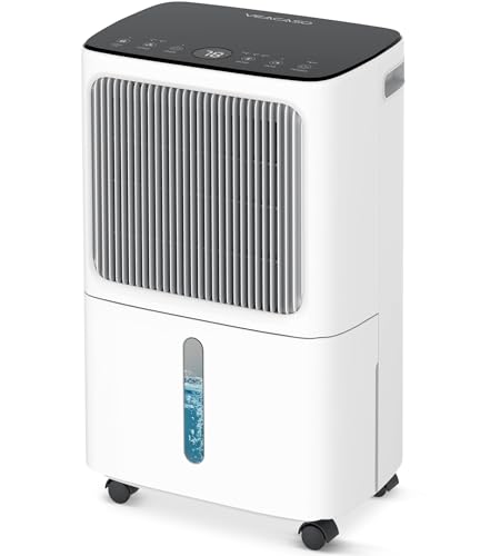 Home Dehumidifier for Basement 34 Pint 2500 Sq Ft with Drain Hose