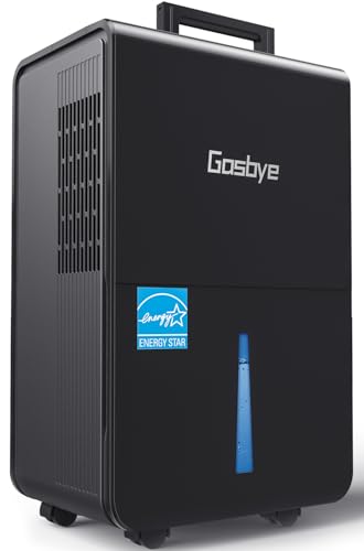 Energy Star Dehumidifier for Basement and Large Rooms with Drain Hose
