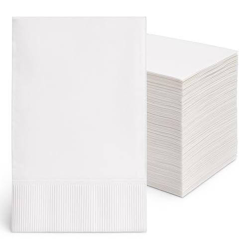 Perfect Stix Bell Marque 2-Ply White Dinner Napkins 1/8 Fold Pack of 300