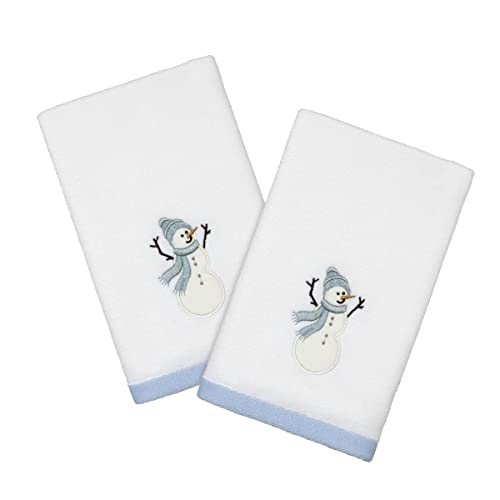 Avanti Linens Christmas 2-Pack Fingertip Towels - Soft 100% Cotton Holiday Decor