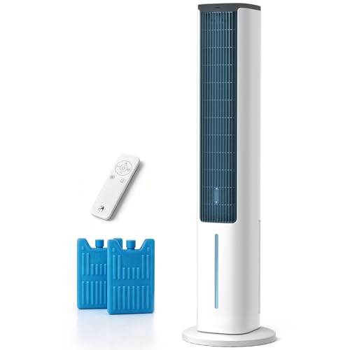 Portable Evaporative Air Cooler with Ice Packs and Aromatherapy Pad