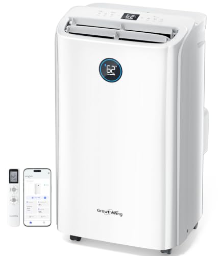 14,000 BTU Smart WiFi Portable Air Conditioner for Rooms Up to 700 Sq Ft