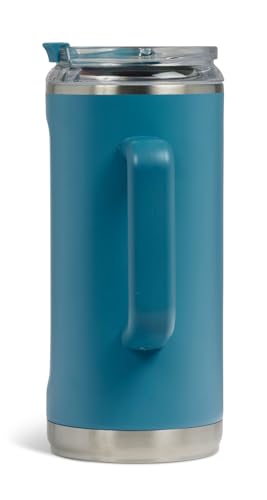 Igloo, 36 oz Tumbler with Handle, Reusable Travel Mug, Stainless Steel Insulated Hydration Cup for Hot & Cold Beverages, Modern Blue