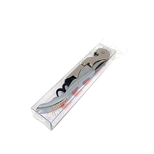 Pulltap's Classic 500 Chrome Waiter's Corkscrew with Double-Hinged Lever and Foil Cutter