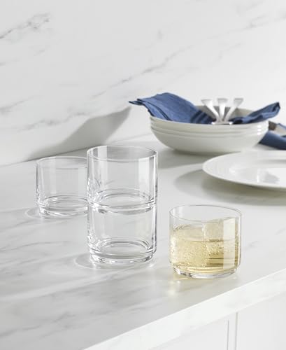 Lenox Tuscany Classics Stackable Short Highball Glasses Set of 6, Clear