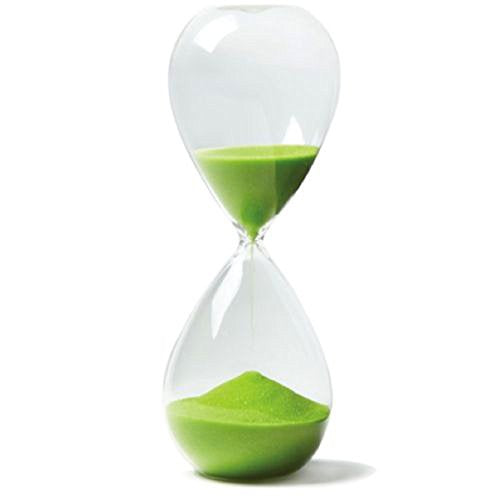 Large Colorful Sand Glass Timer - 15 Minutes Green Home Desk Decor Christmas Gift