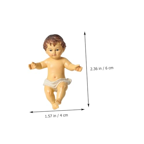 2.4-Inch Baby Jesus Nativity Figurine for Manger Scene and Easter Decor