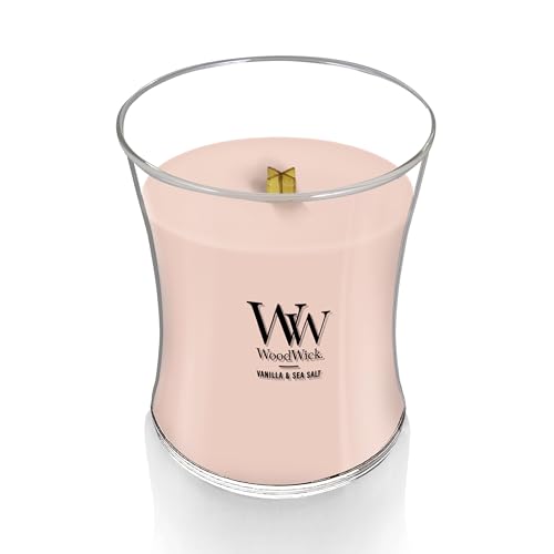 Medium Hourglass Candle with Crackling Wick - Vanilla & Sea Salt, 9.7 oz