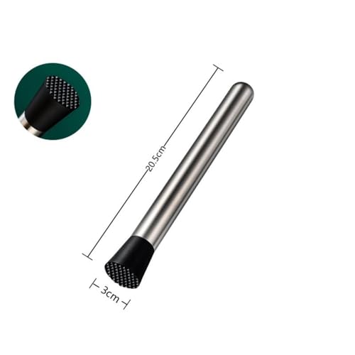 LKMM Stainless Steel Fruit and Ice Hammer - Multi-Function Juicer & Shaker Tool, 2 Pieces