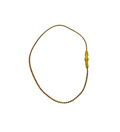 200 Pack Gold Christmas Ornament String Hangers with Snap Fasteners - Nomad Brand