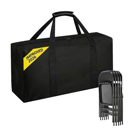 Heavy Duty Folding Chair Storage Bag 41x12x20 Inch Waterproof Carry Case