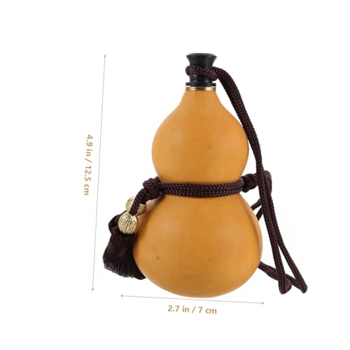 DECHOUS Wine Gourd Pendant - Decorative Chinese Water Bottle for Home Decor