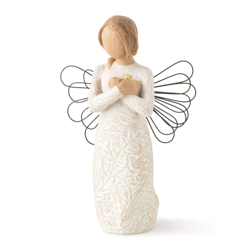Hand-Painted Angel Remembrance Figurine 5-Inch Sympathy Gift