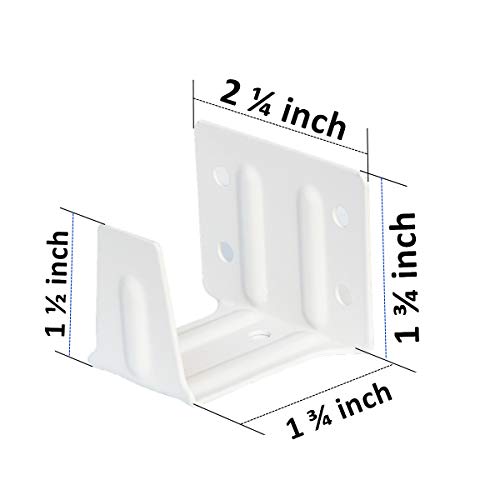 2-Pack Steel Center Support Brackets for 2-Inch Low Profile Window Blinds