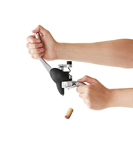 Houdini W9826 Lever Corkscrew Kit with Foil Cutter & Extra Spiral - Easy Wine Opener