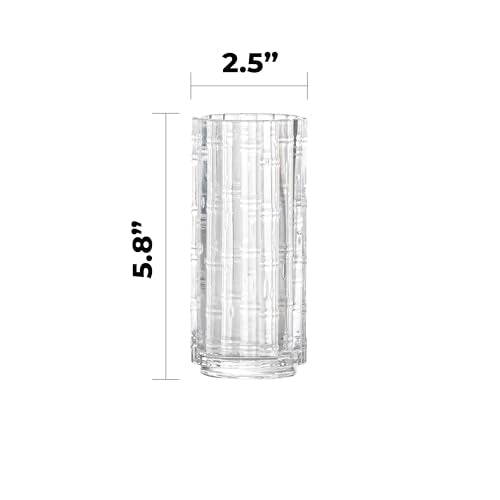 Fortessa Mahalo 11.5 Oz. Stackable Collins Glass Set of 4, Clear - Durable Dishware