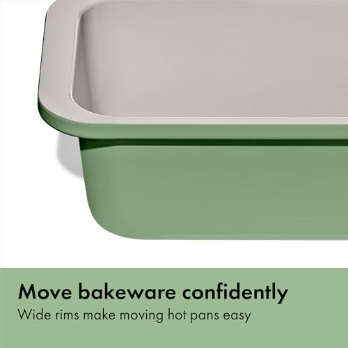 Non-Stick Ceramic Coated 1 lb Loaf Pan for Bread & Meatloaf Baking