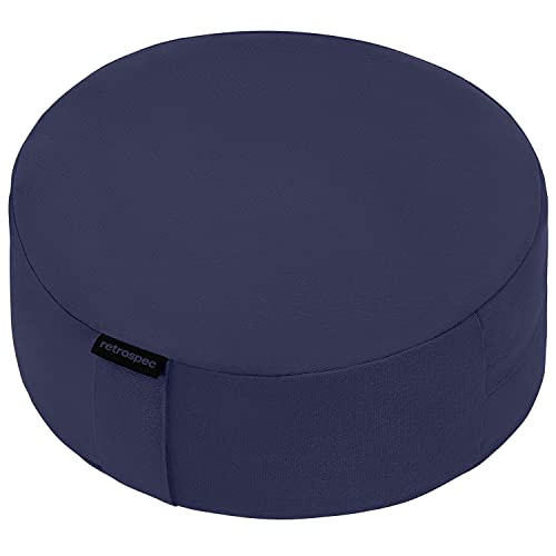 Buckwheat Hull Meditation Cushion - Adjustable Cotton Yoga Floor Pillow