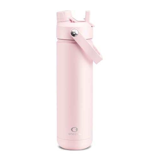 Insulated Stainless Steel Water Bottle with Straw Lid, 26 oz
