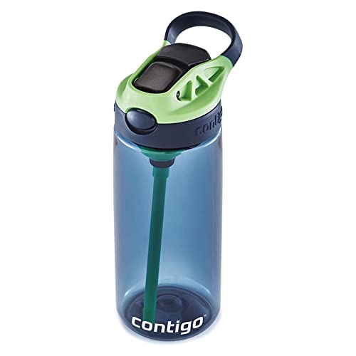 Kids Spill-Proof Water Bottle with Pop-Up Straw and Easy-Clean Lid